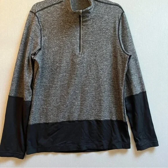 Lululemon Athletica Speed 1/2 Zip Pullover long sleeve run top Sz M 20” PTP - Picture 2 of 8